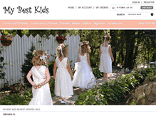 Tablet Screenshot of mybestkidsdress.com